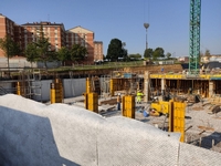 Estado de la obra en septiembre de 2020